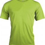 Tricou alergare polyester verder lime